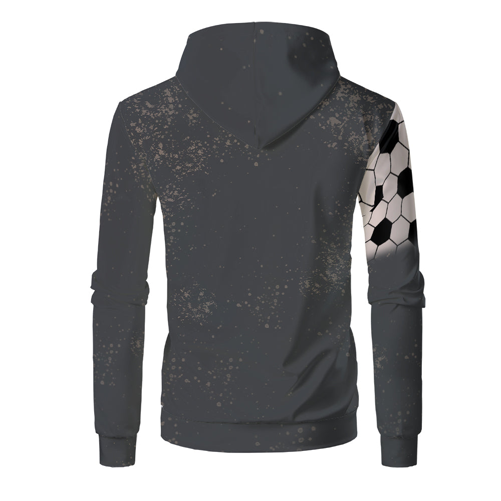 Custom Print Unisex Fleece Hooded Pullover Faux Bleach Polyester Bleached Look Sublimation Blanks Hoodies For Men and women