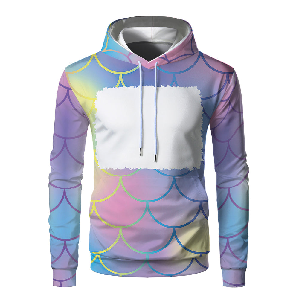 Top Quality 100% Polyester Sublimation Print Sweatshirt Hoodies Streetwear Unisex Hoodies Hoodie Men and Women