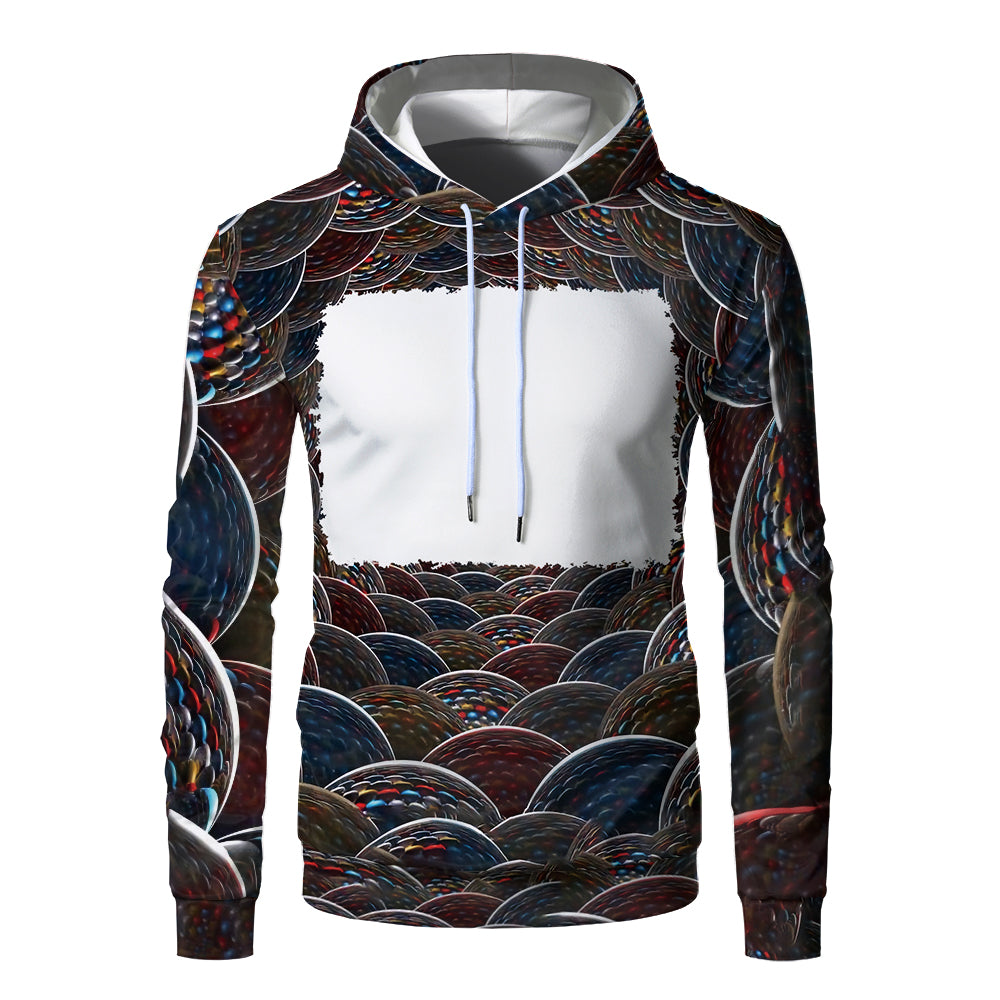 Top Quality 100% Polyester Sublimation Print Sweatshirt Hoodies Streetwear Unisex Hoodies Hoodie Men and Women