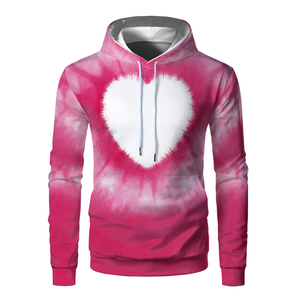 Wholesale USA Size Sublimation Blanks Hoodies Custom Print Polyester Fleece Sweatshirts Faux Bleached Sublimation Hoodie