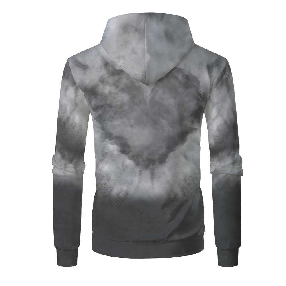 Wholesale USA Size Sublimation Blanks Hoodies Custom Print Polyester Fleece Sweatshirts Faux Bleached Sublimation Hoodie