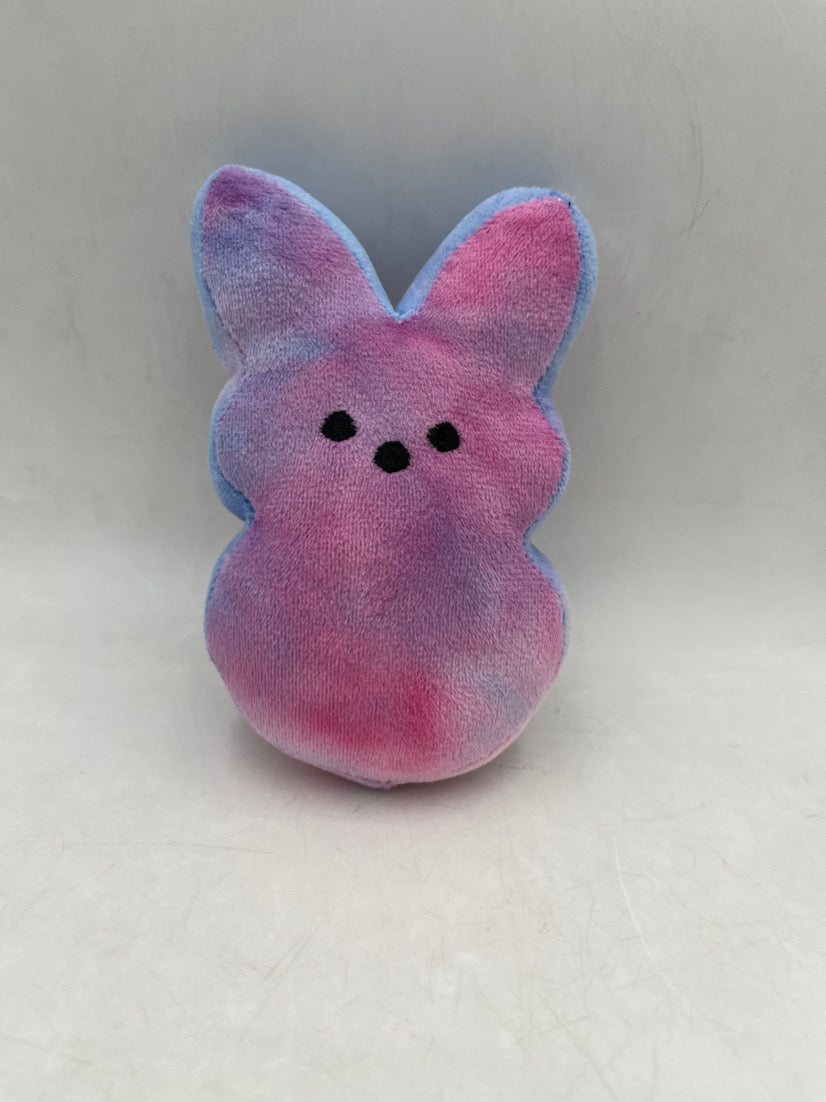 Amazon hat sale tie dye product 15cm Peeps rabbit Easter cartoon rabbit hot sale product PEEPS plush dolls