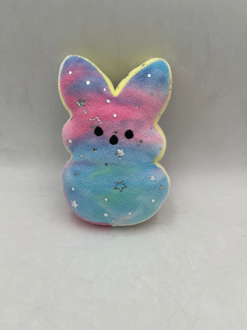 Amazon hat sale tie dye product 15cm Peeps rabbit Easter cartoon rabbit hot sale product PEEPS plush dolls